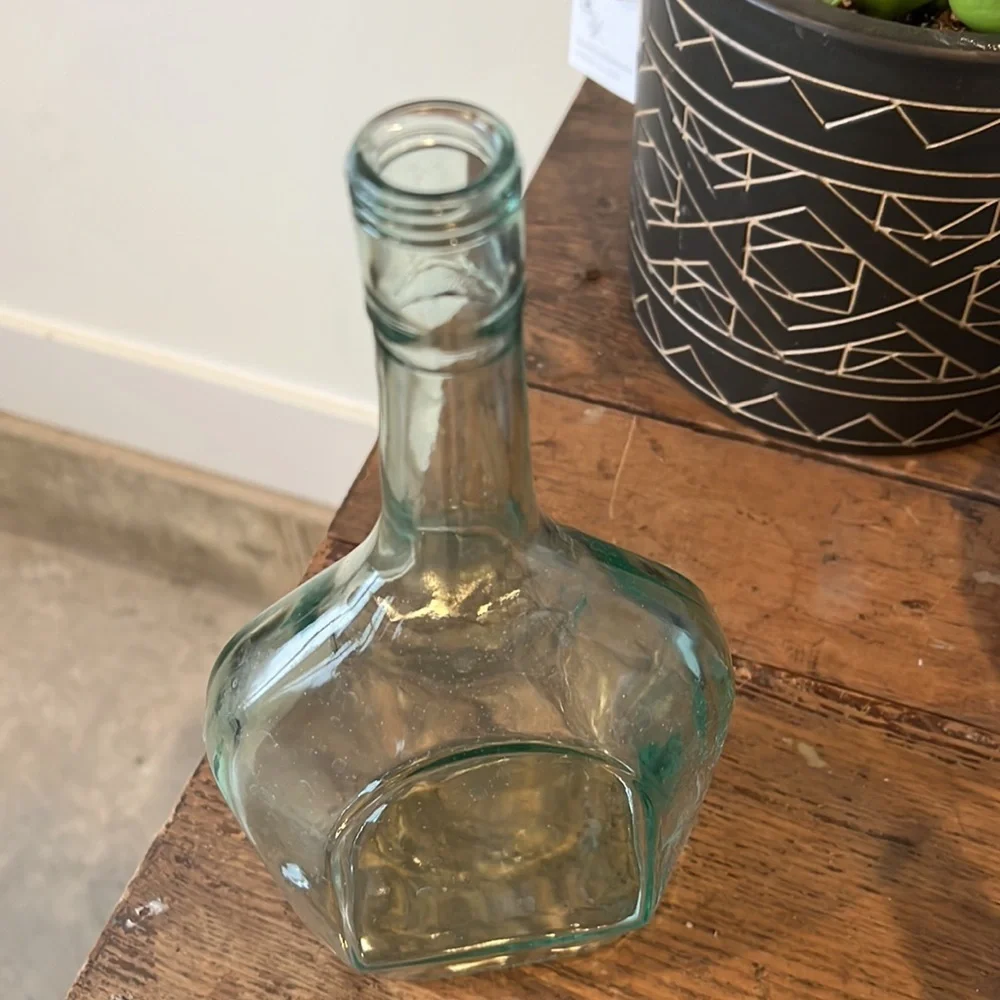 Glass Vase Approx 11”H x 5.5”W